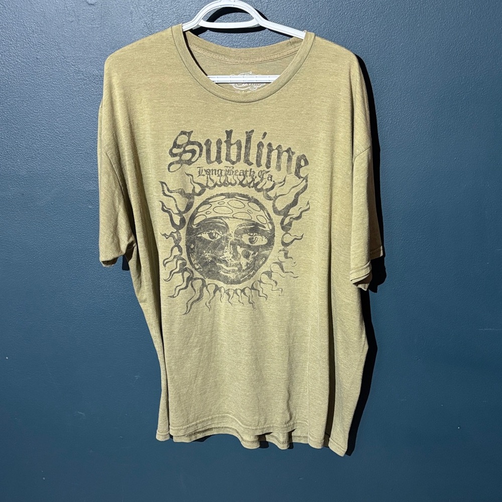 Sublime Graphic Tee in Olive Green